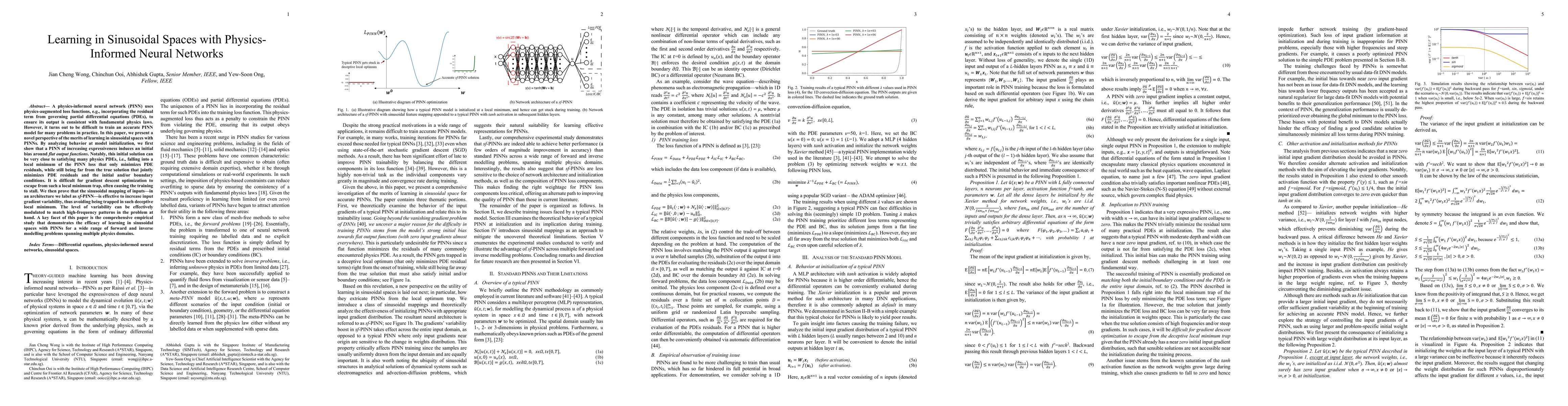 Thumbnail for Learning in Sinusoidal Spaces with Physics-Informed Neural Networks