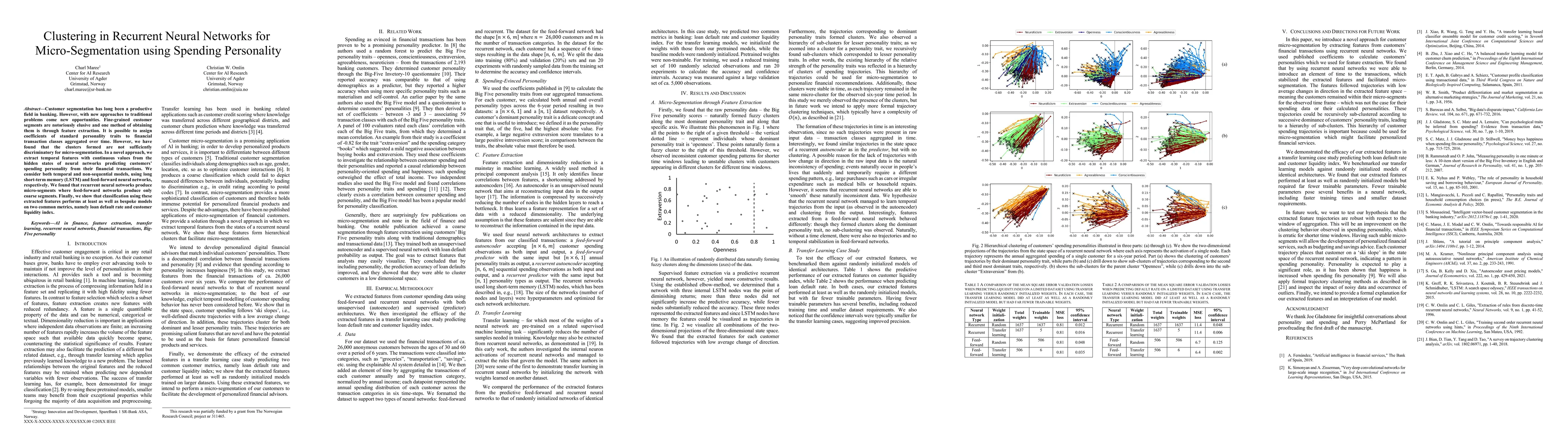 Thumbnail for Clustering in Recurrent Neural Networks for Micro-Segmentation using
  Spending Personality
