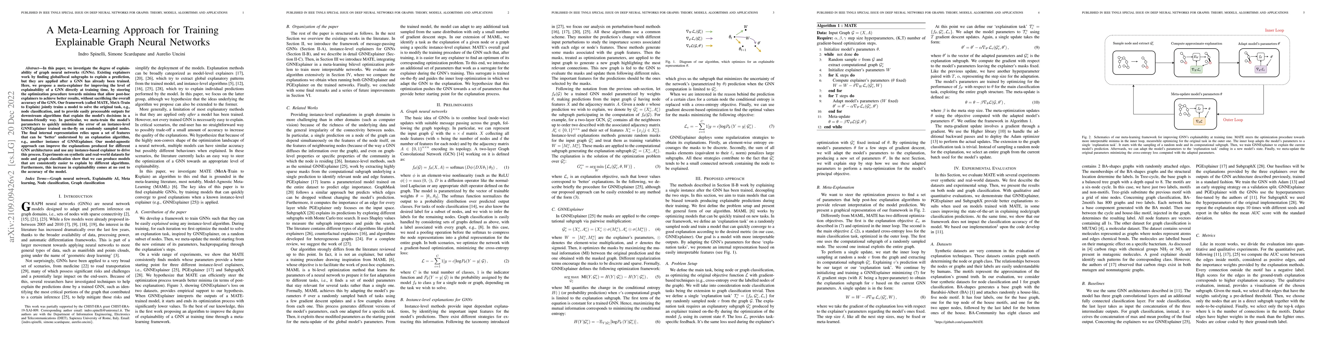 Thumbnail for A Meta-Learning Approach for Training Explainable Graph Neural Networks