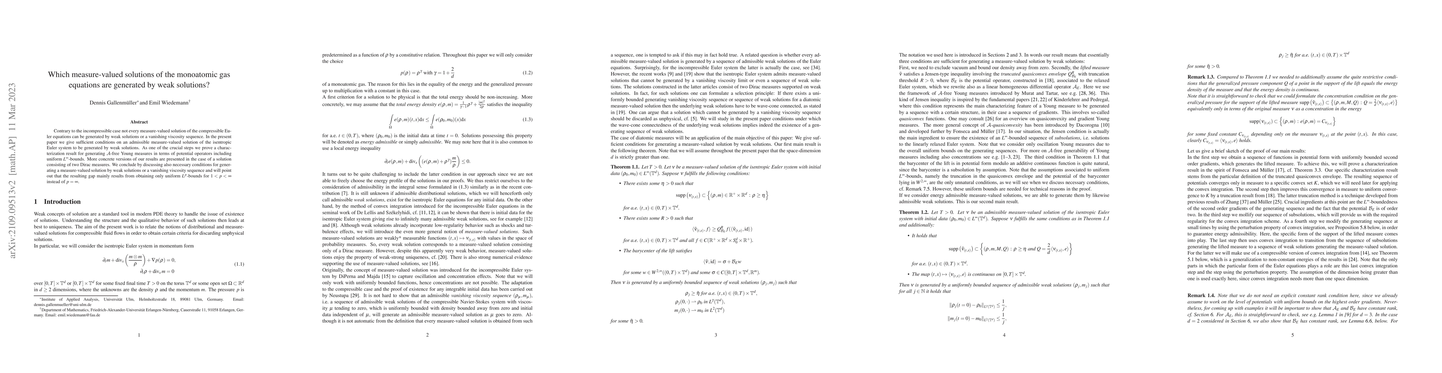 Thumbnail for Which measure-valued solutions of the monoatomic gas equations are
  generated by weak solutions?