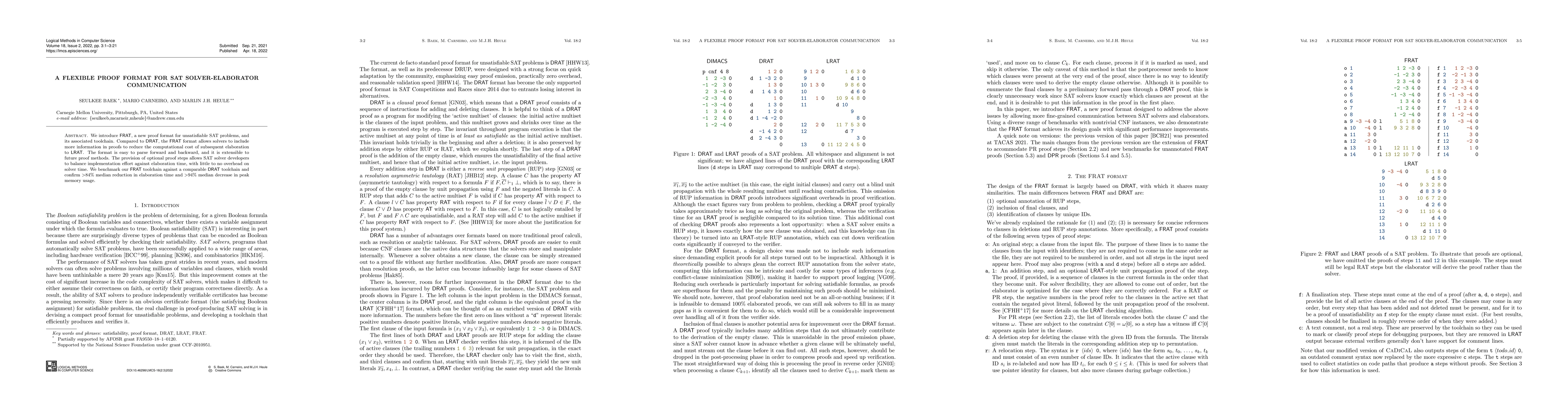 Thumbnail for A Flexible Proof Format for SAT Solver-Elaborator Communication