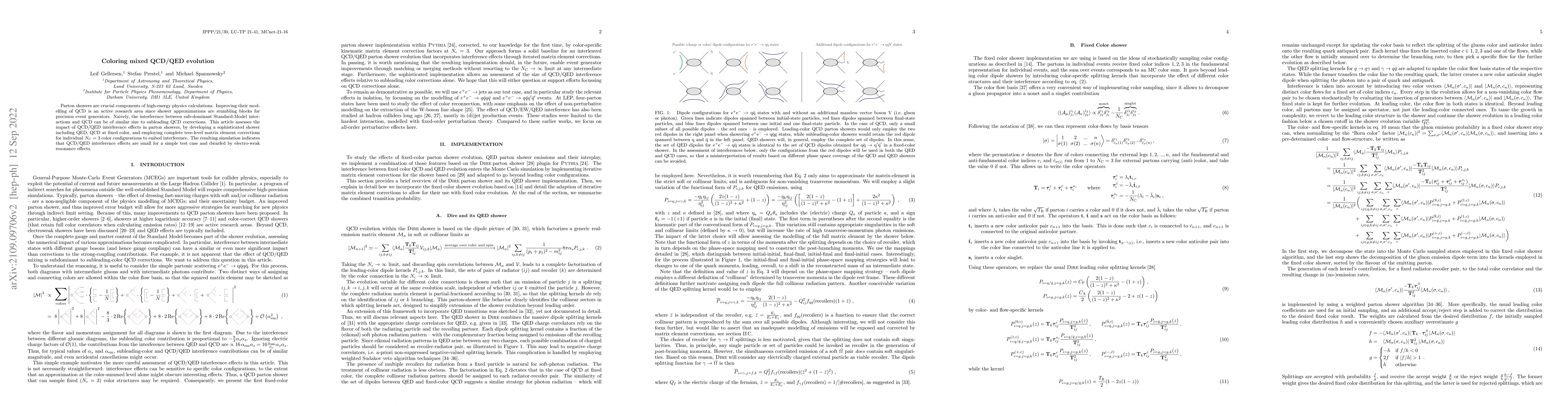 Thumbnail for Coloring mixed QCD/QED evolution