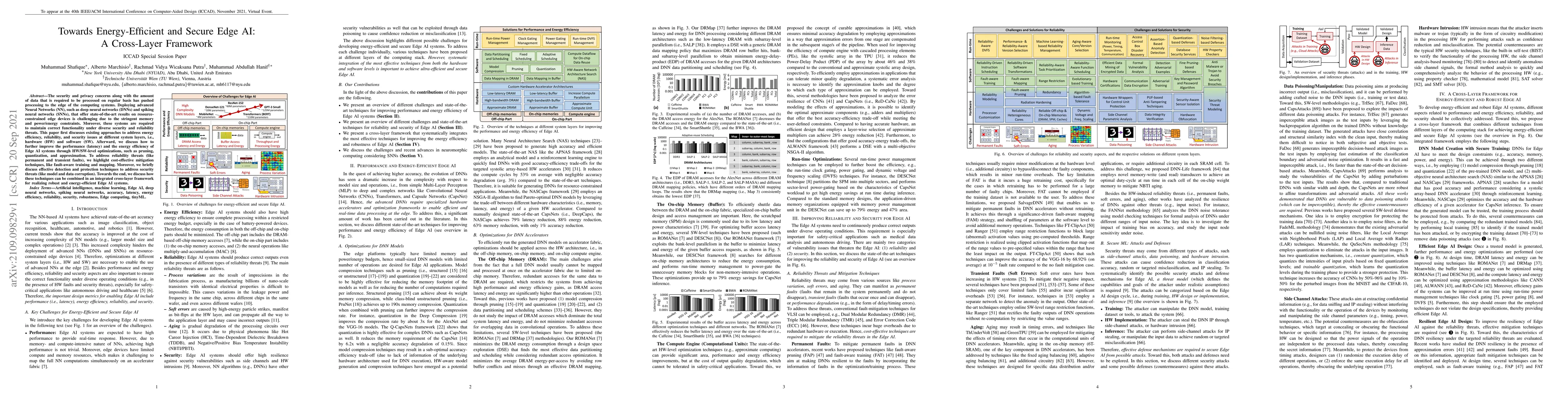 Thumbnail for Towards Energy-Efficient and Secure Edge AI: A Cross-Layer Framework