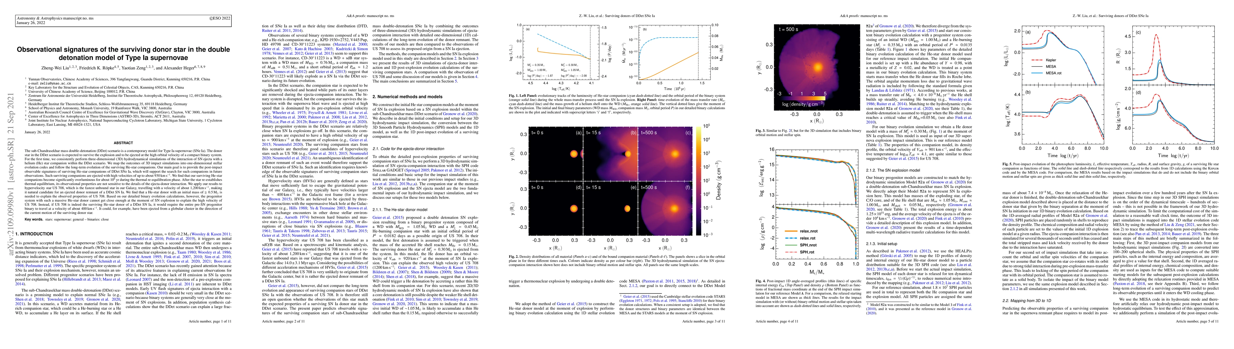 Thumbnail for Observational signatures of the surviving donor star in the double
  detonation model of Type Ia supernovae