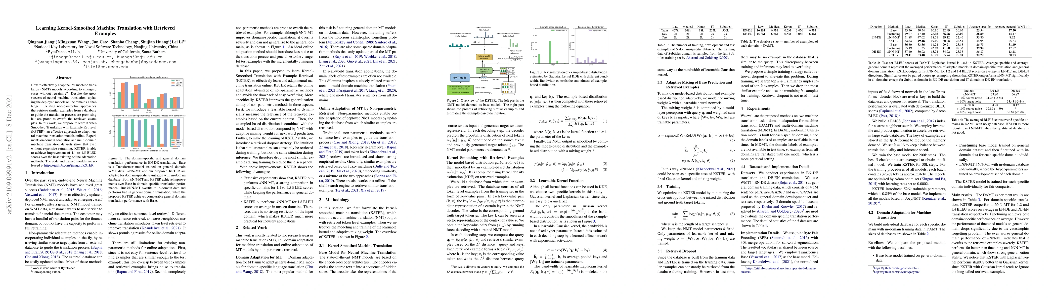 Thumbnail for Learning Kernel-Smoothed Machine Translation with Retrieved Examples