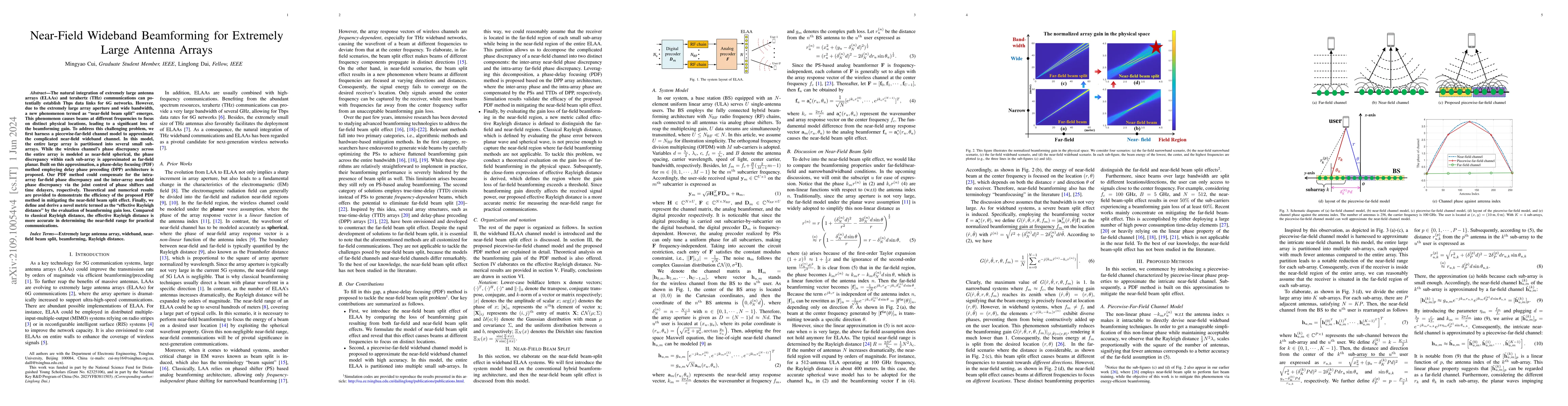 Thumbnail for Near-Field Wideband Beamforming for Extremely Large Antenna Arrays