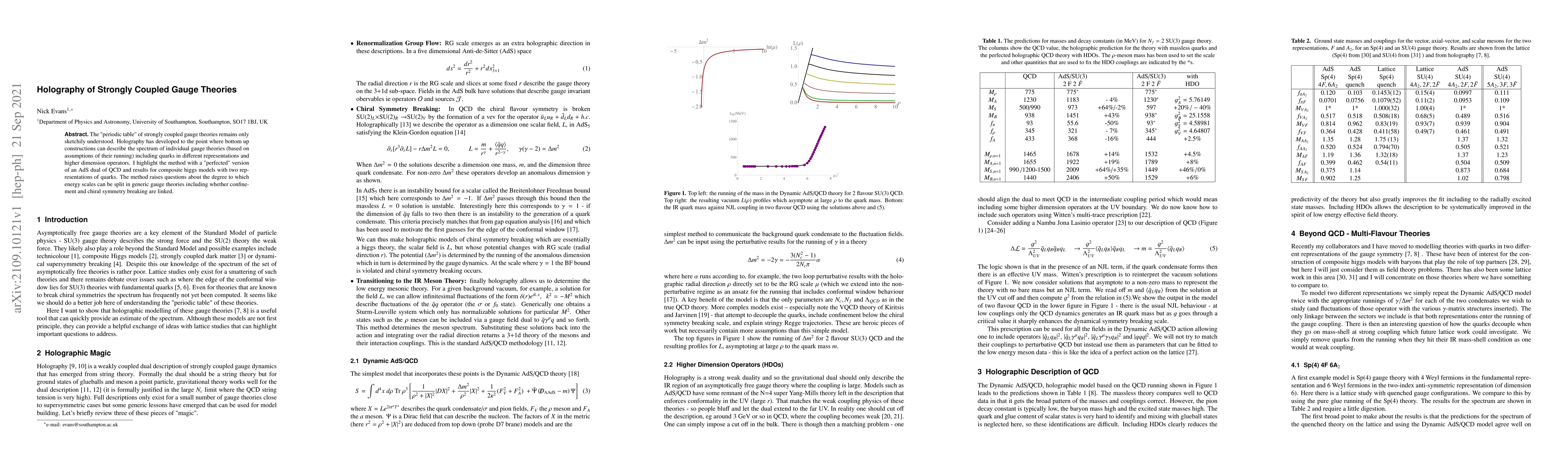 Thumbnail for Holography of Strongly Coupled Gauge Theories