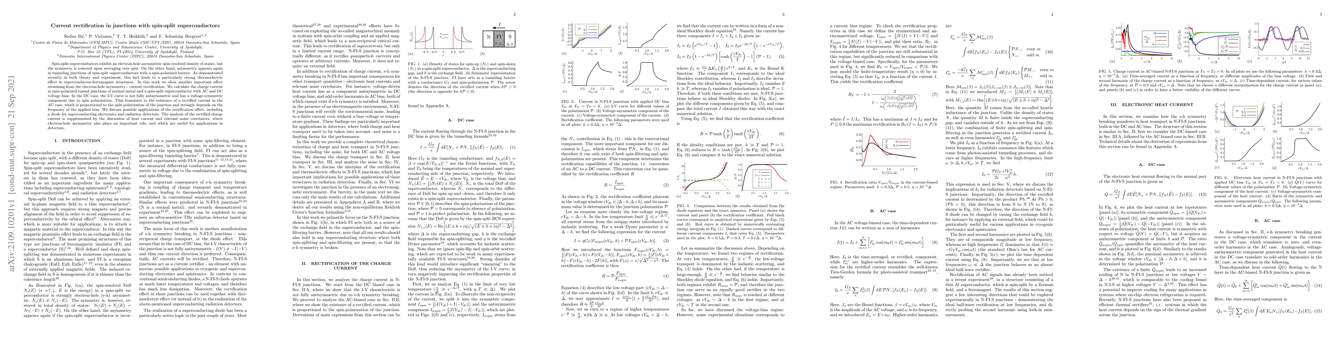 Thumbnail for Current rectification in junctions with spin-split superconductors