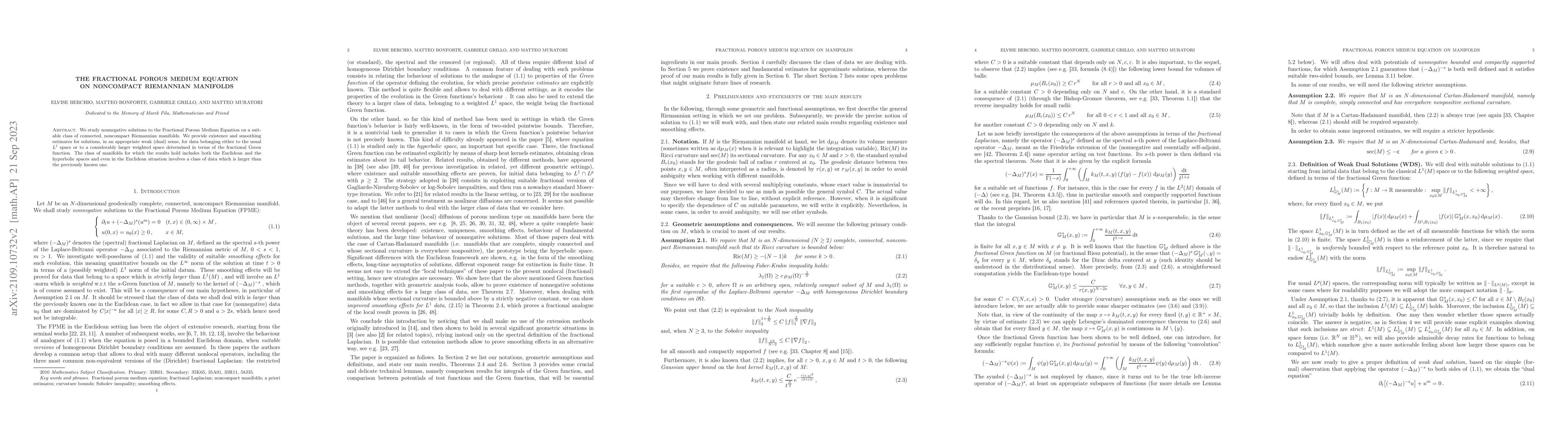 Thumbnail for The Fractional Porous Medium Equation on noncompact Riemannian manifolds