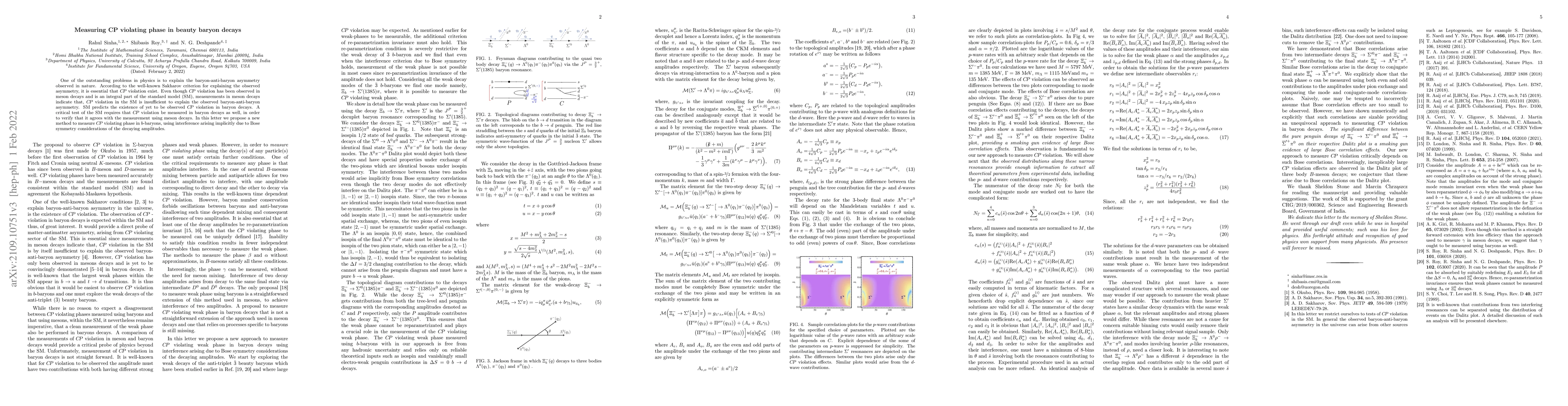 Thumbnail for Measuring $\mathbf{CP}$ violating phase in beauty baryon decays