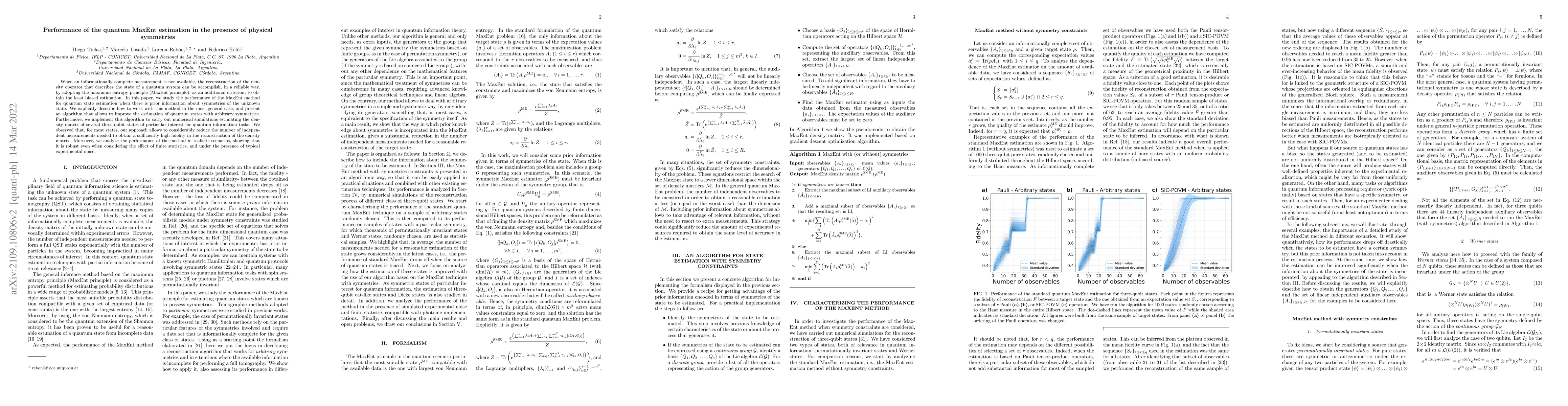 Thumbnail for Performance of the quantum MaxEnt estimation in the presence of physical
  symmetries