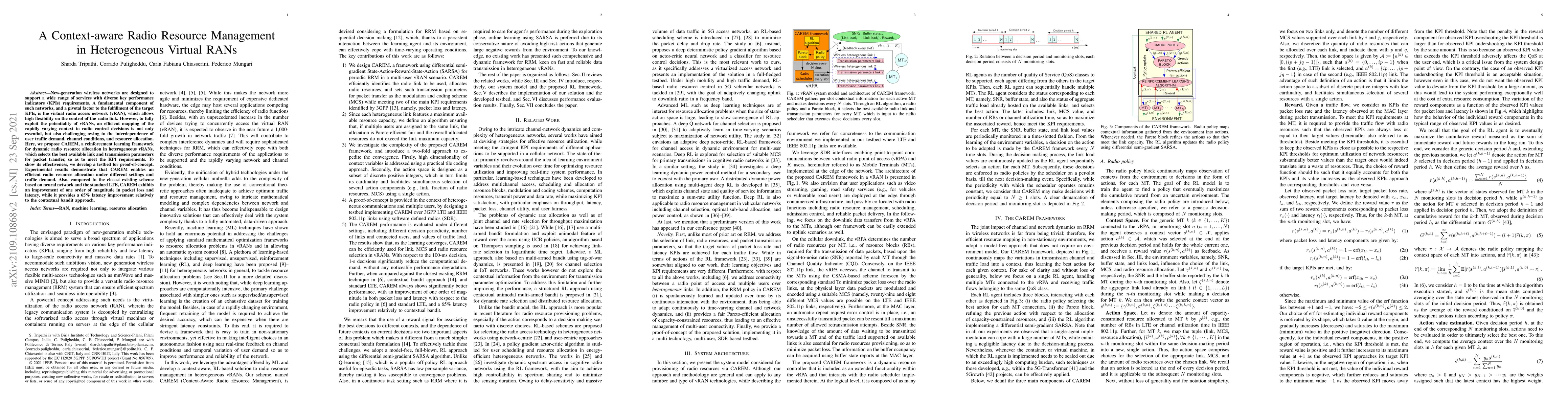 Thumbnail for A Context-aware Radio Resource Management in Heterogeneous Virtual RANs