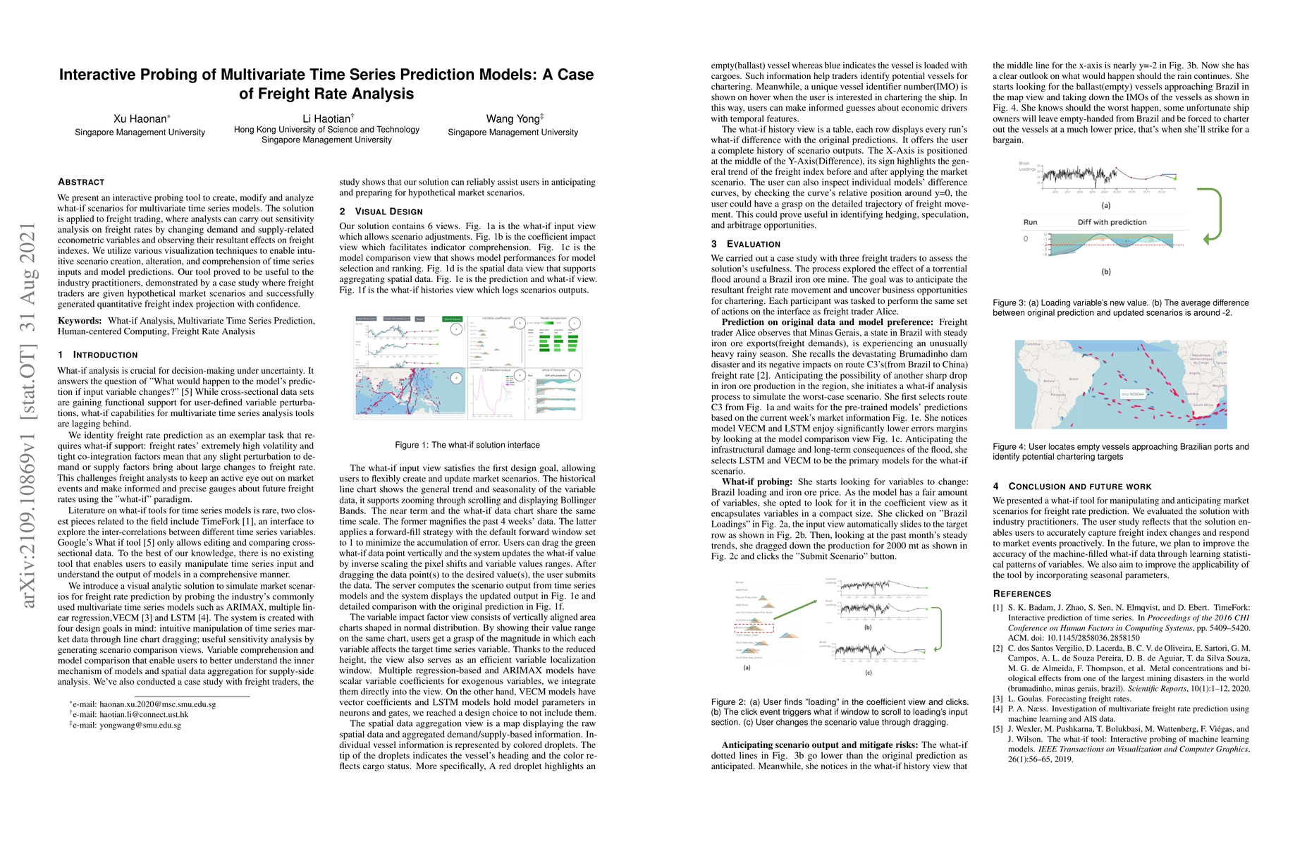 Thumbnail for Interactive Probing of Multivariate Time Series Prediction Models: A
  Case of Freight Rate Analysis