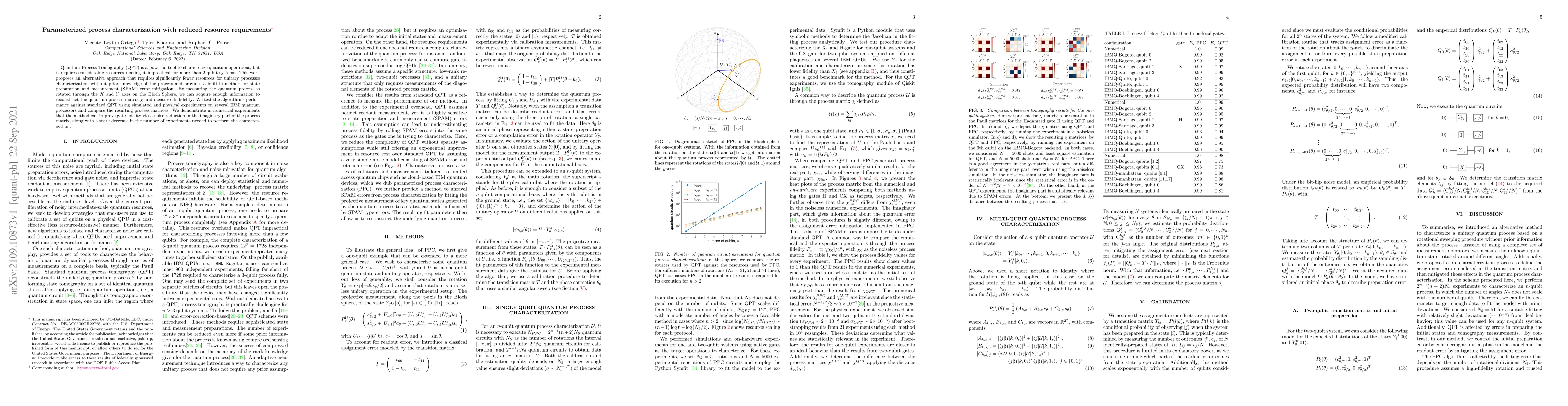 Thumbnail for Parameterized process characterization with reduced resource
  requirements