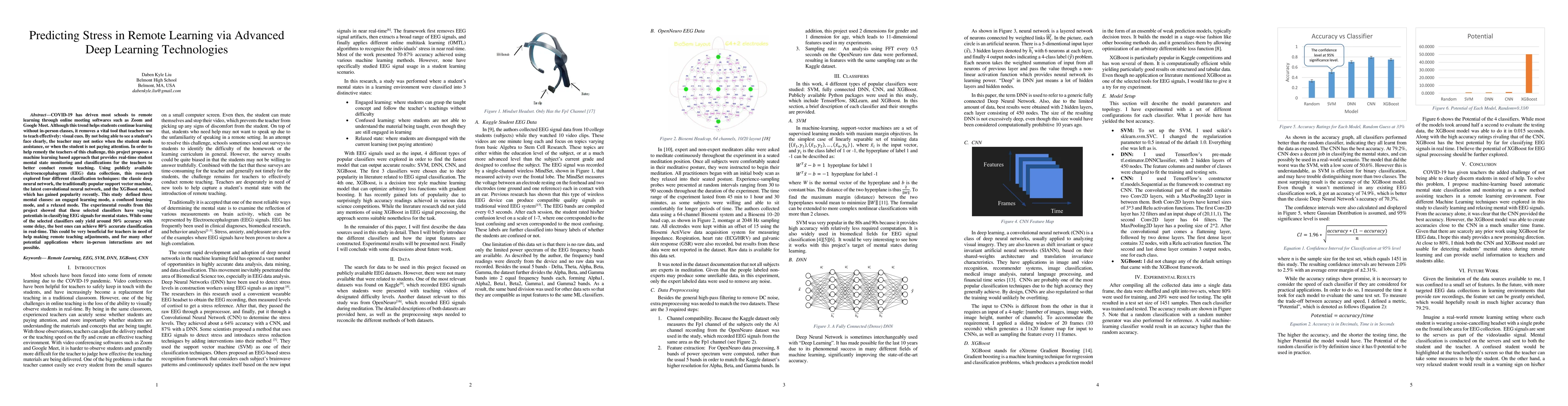 Thumbnail for Predicting Stress in Remote Learning via Advanced Deep Learning
  Technologies
