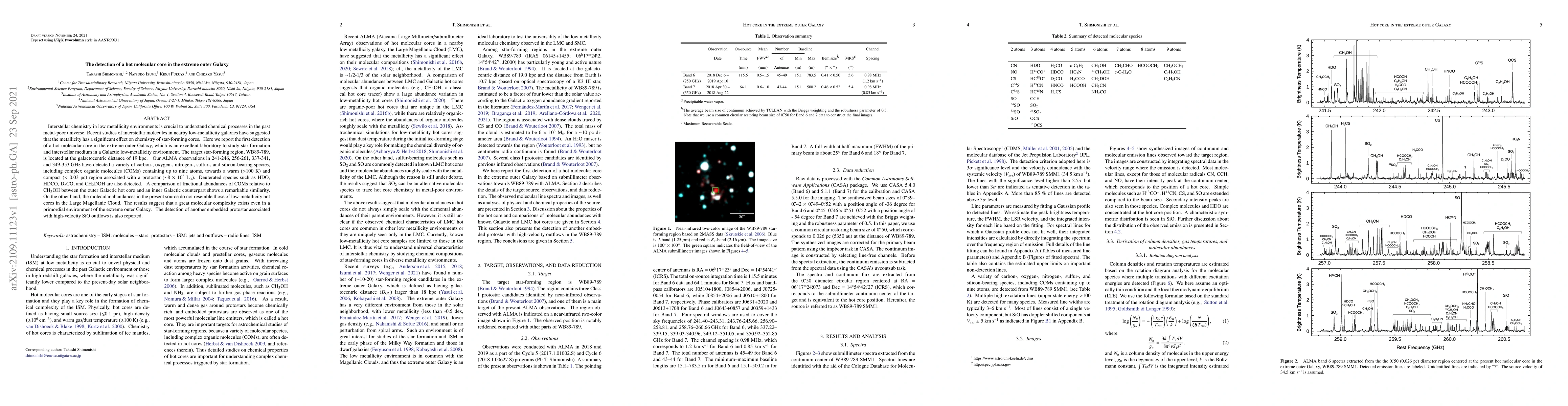 Thumbnail for The detection of a hot molecular core in the extreme outer Galaxy