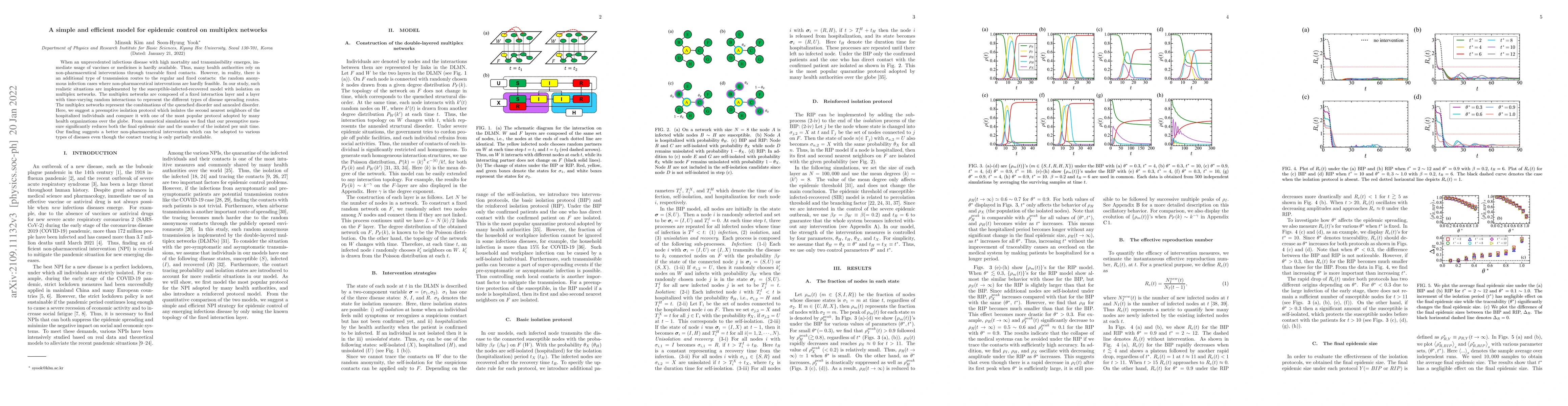 Thumbnail for A simple and efficient model for epidemic control on multiplex networks