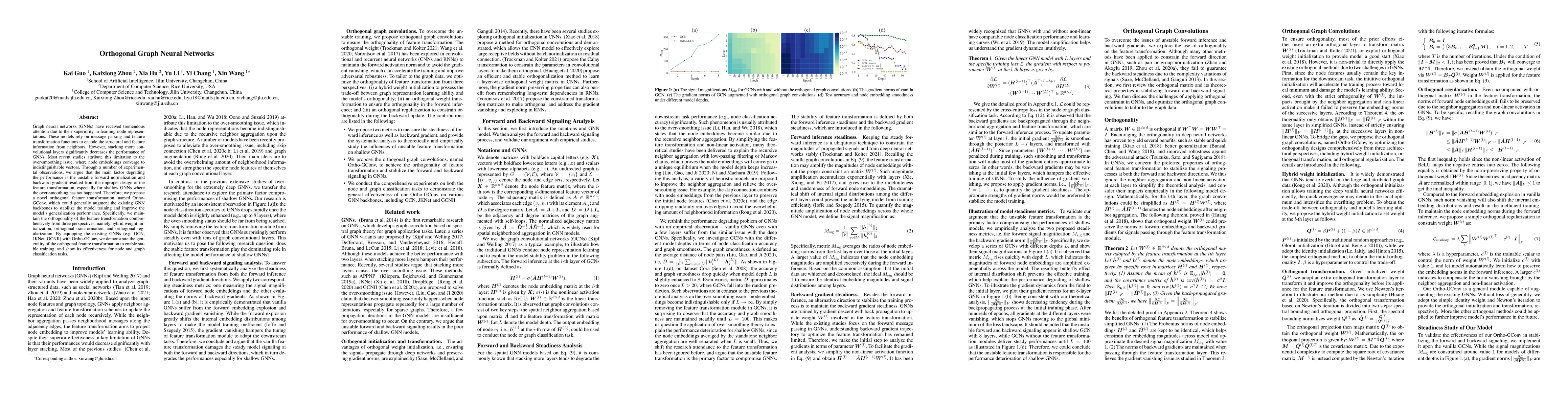 Thumbnail for Orthogonal Graph Neural Networks