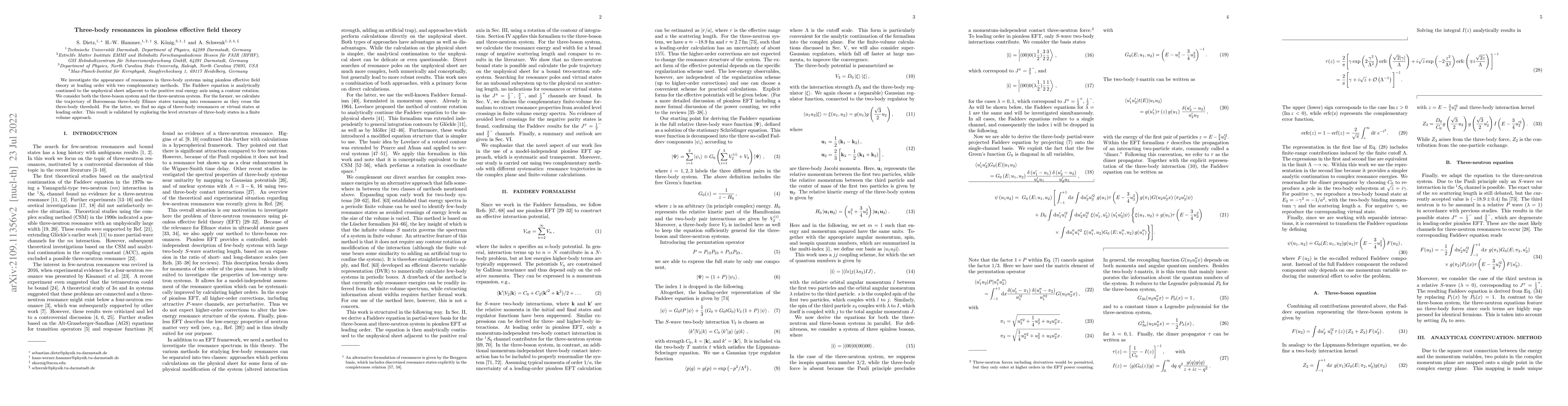 Thumbnail for Three-body resonances in pionless effective field theory