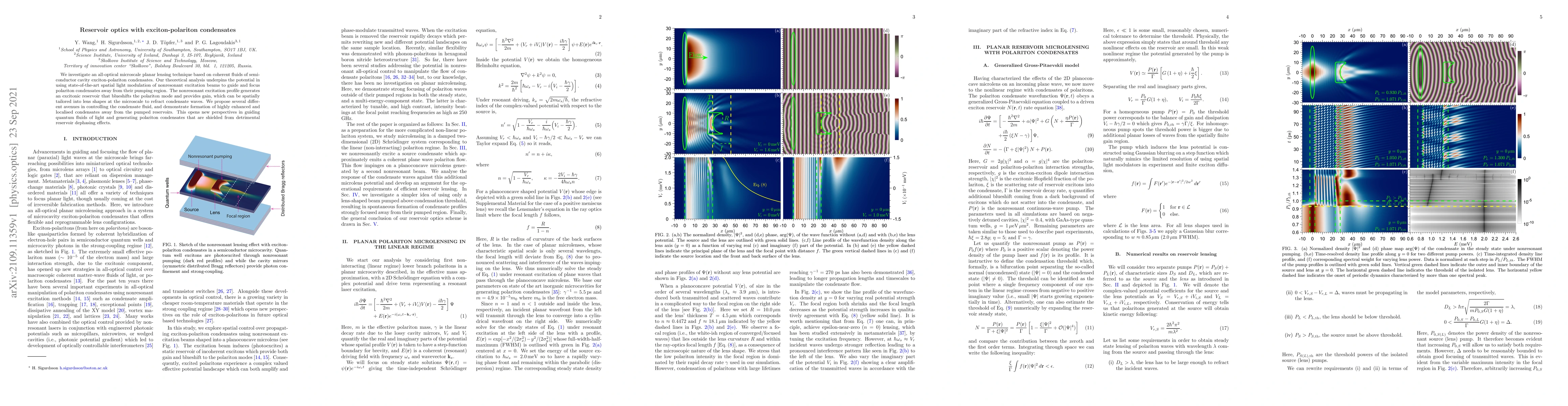 Thumbnail for Reservoir optics with exciton-polariton condensates