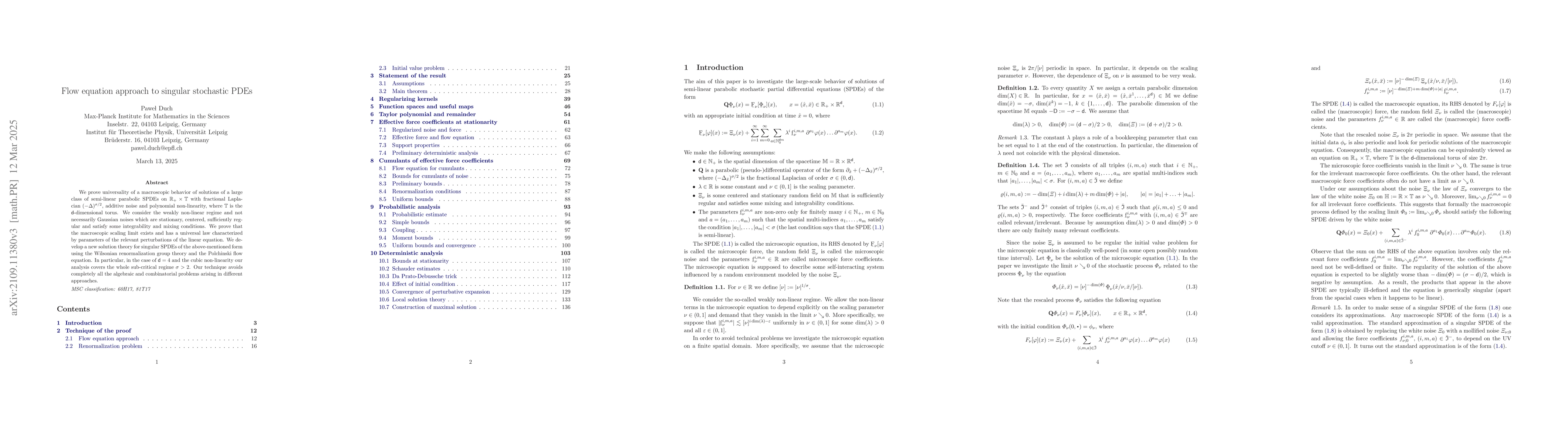 Thumbnail for Flow equation approach to singular stochastic PDEs
