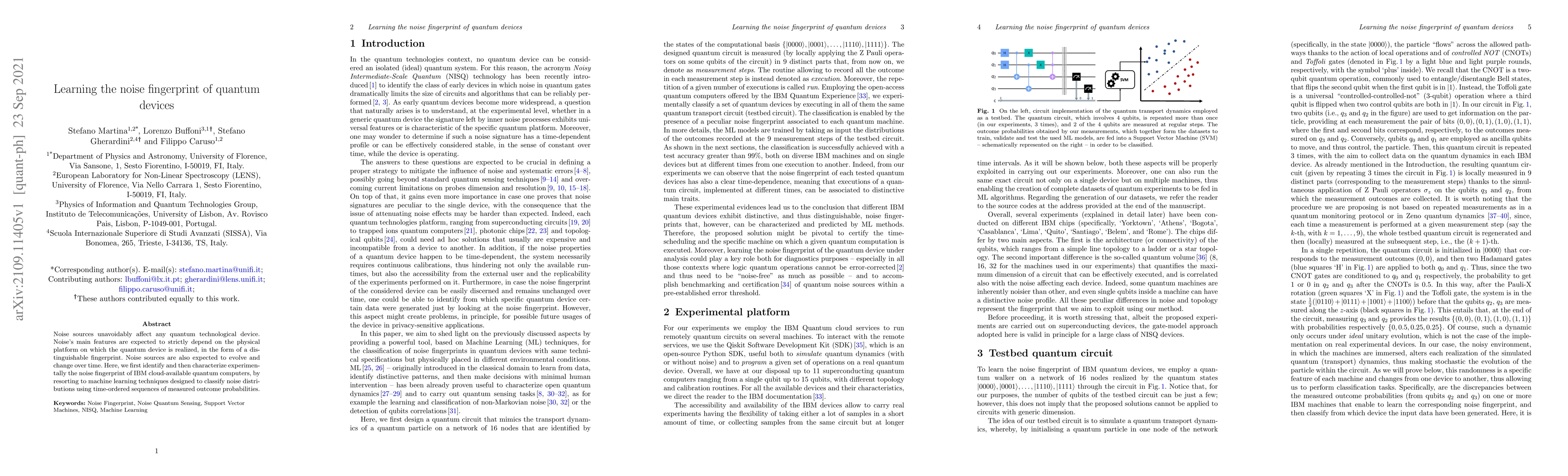 Thumbnail for Learning the noise fingerprint of quantum devices