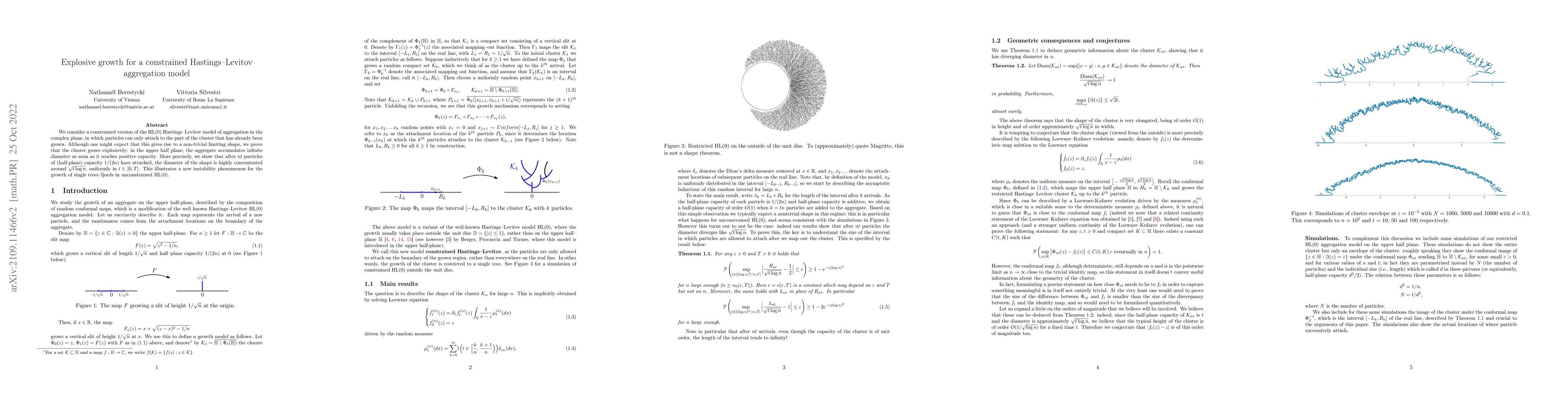 Thumbnail for Explosive growth for a constrained Hastings-Levitov aggregation model