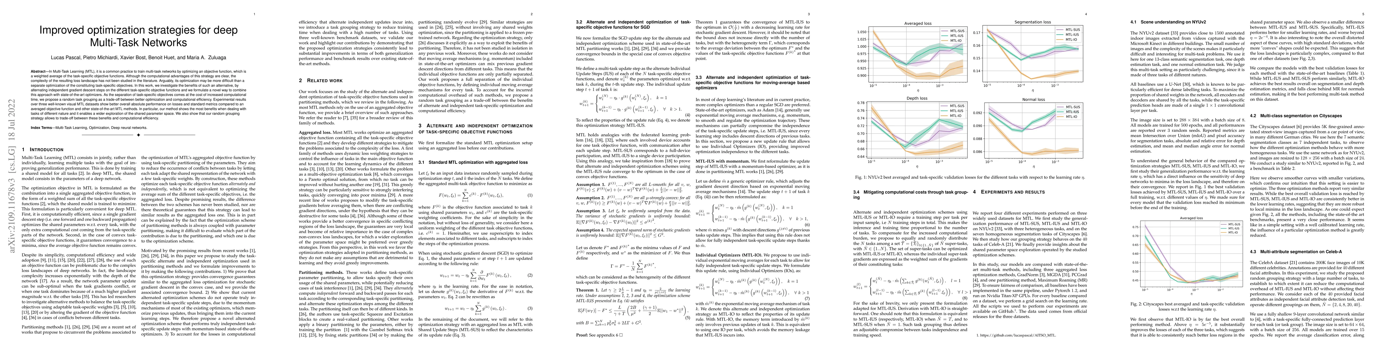 Thumbnail for Improved optimization strategies for deep Multi-Task Networks