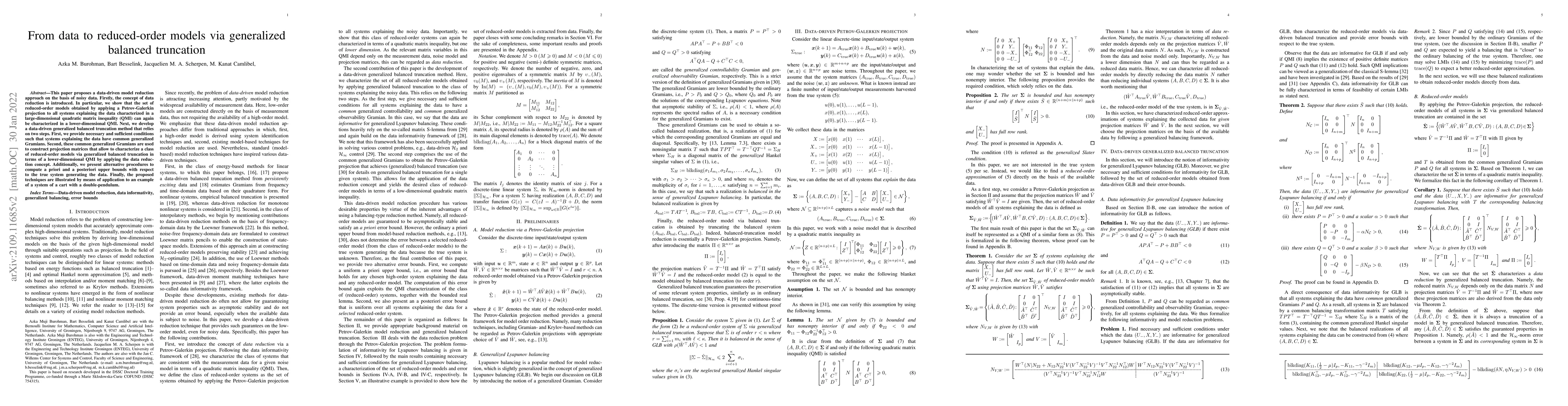 Thumbnail for From data to reduced-order models via generalized balanced truncation