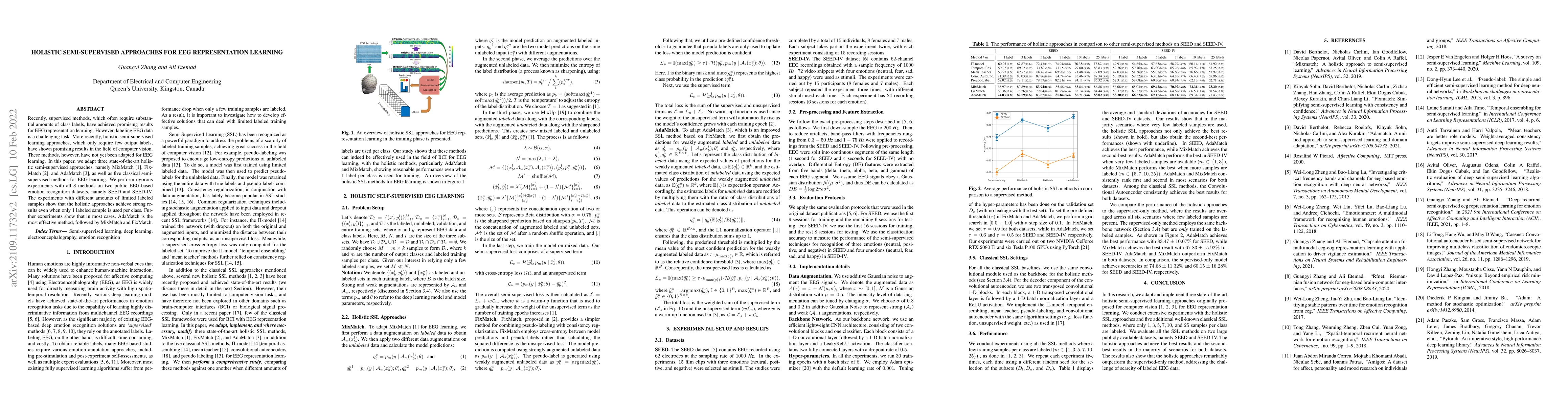 Thumbnail for Holistic Semi-Supervised Approaches for EEG Representation Learning