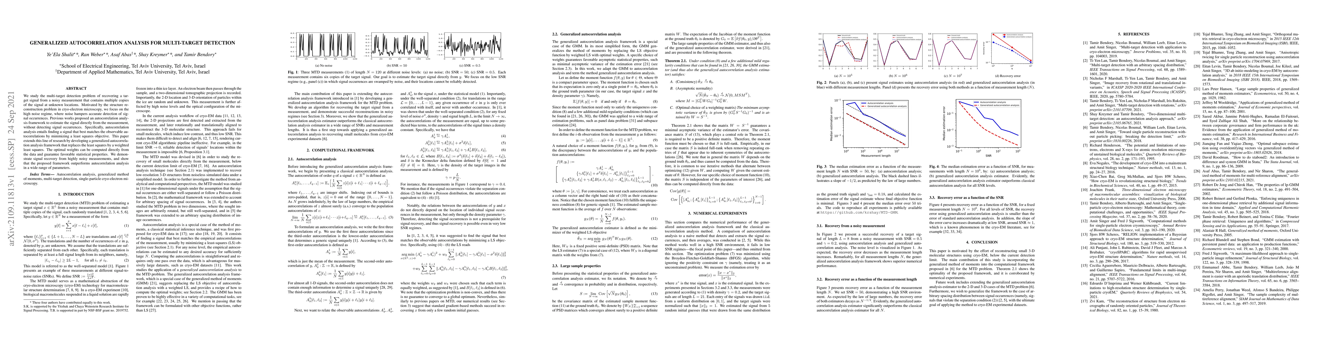 Thumbnail for Generalized autocorrelation analysis for multi-target detection