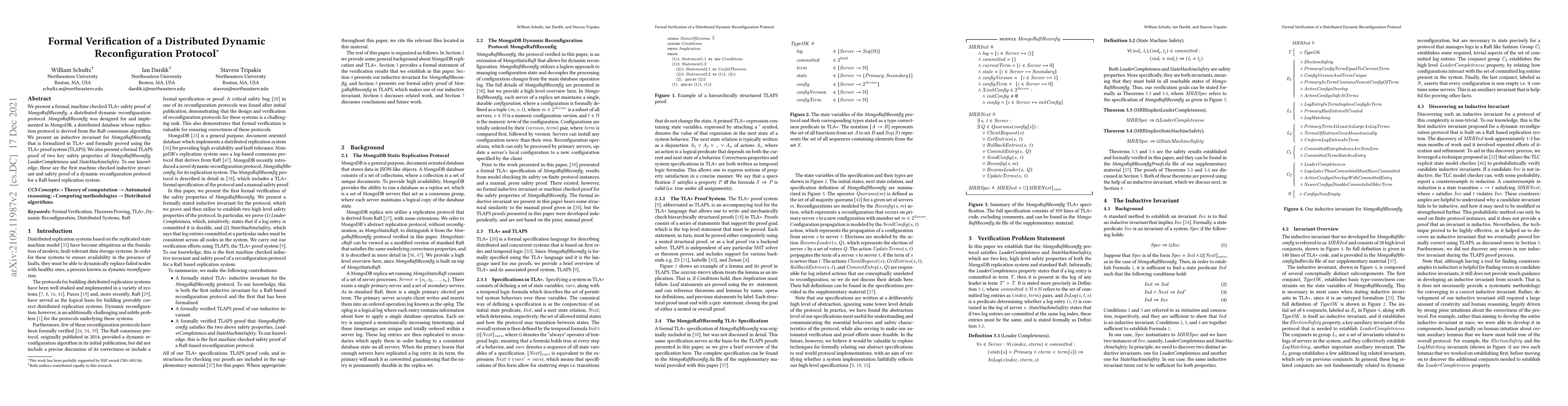 Thumbnail for Formal Verification of a Distributed Dynamic Reconfiguration Protocol