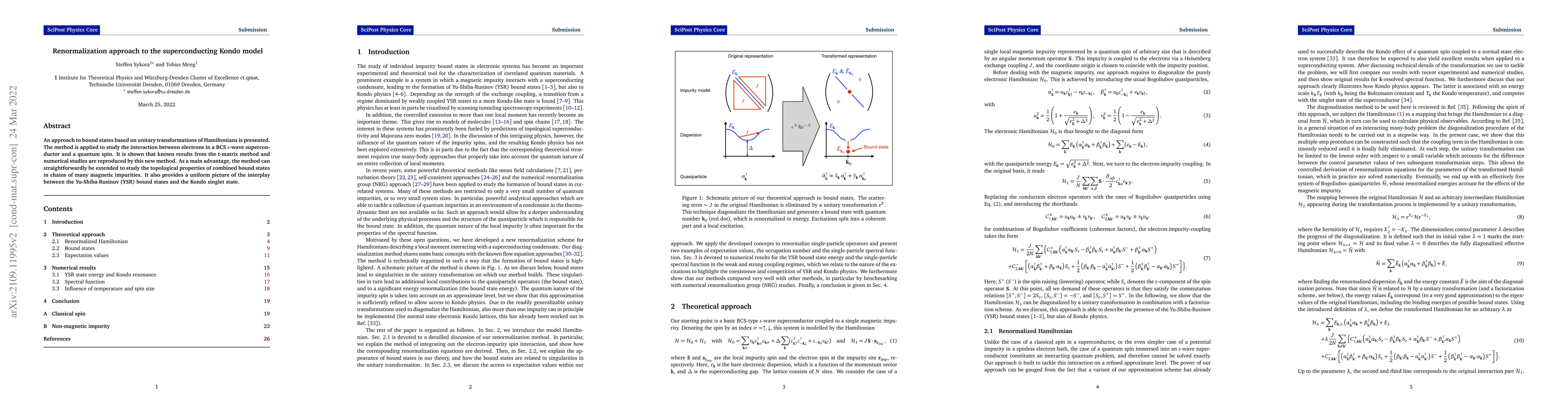 Thumbnail for Renormalization approach to the superconducting Kondo model