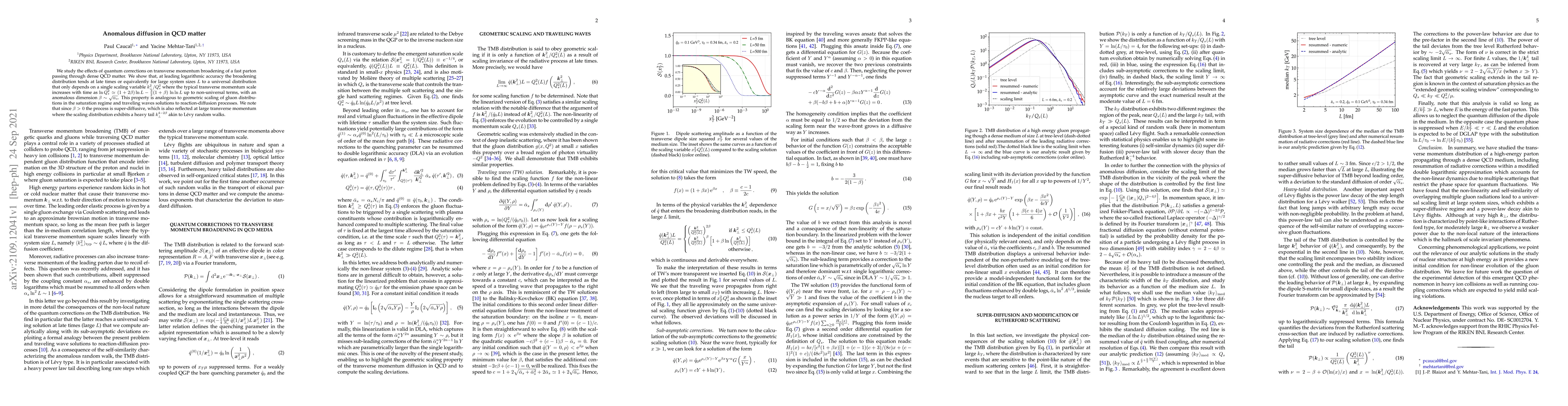 Thumbnail for Anomalous diffusion in QCD matter