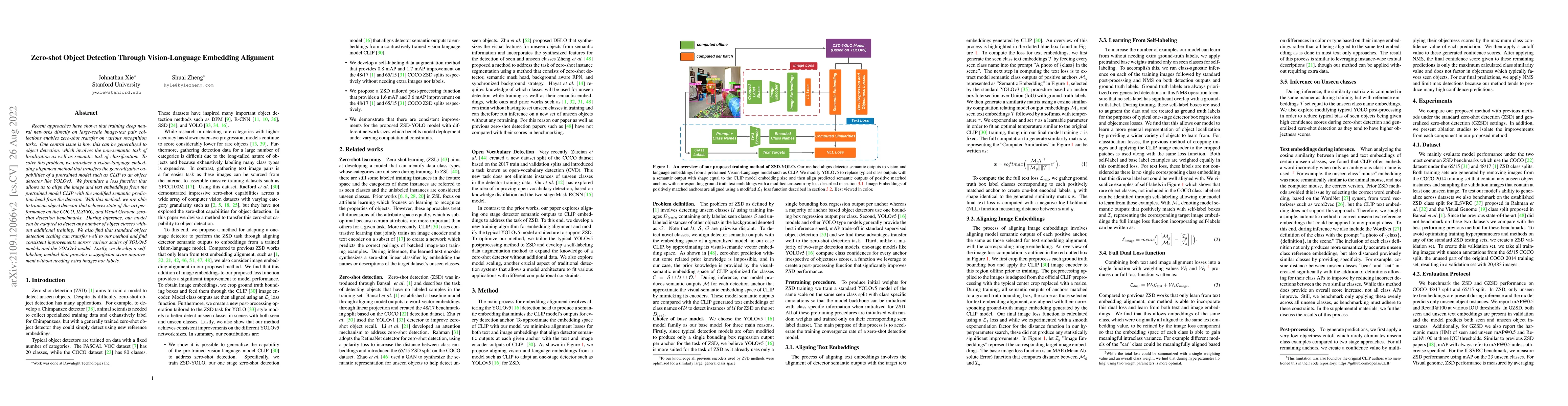 Thumbnail for Zero-shot Object Detection Through Vision-Language Embedding Alignment