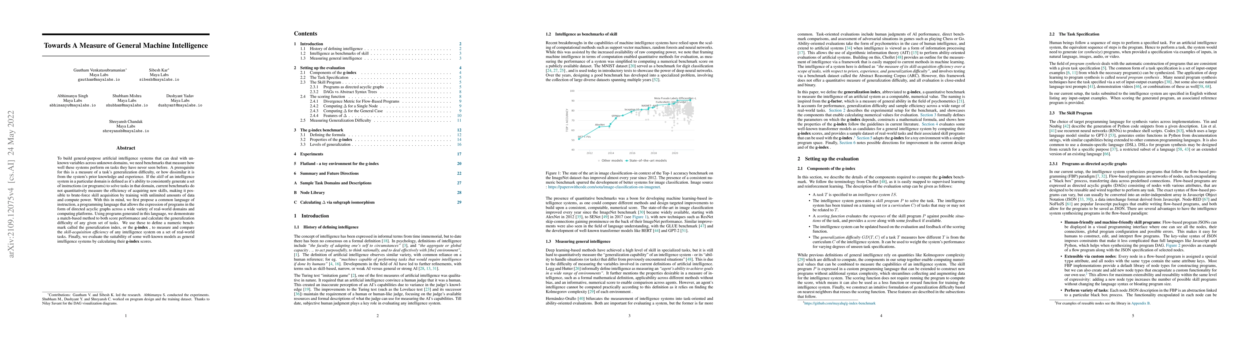 Thumbnail for Towards A Measure Of General Machine Intelligence
