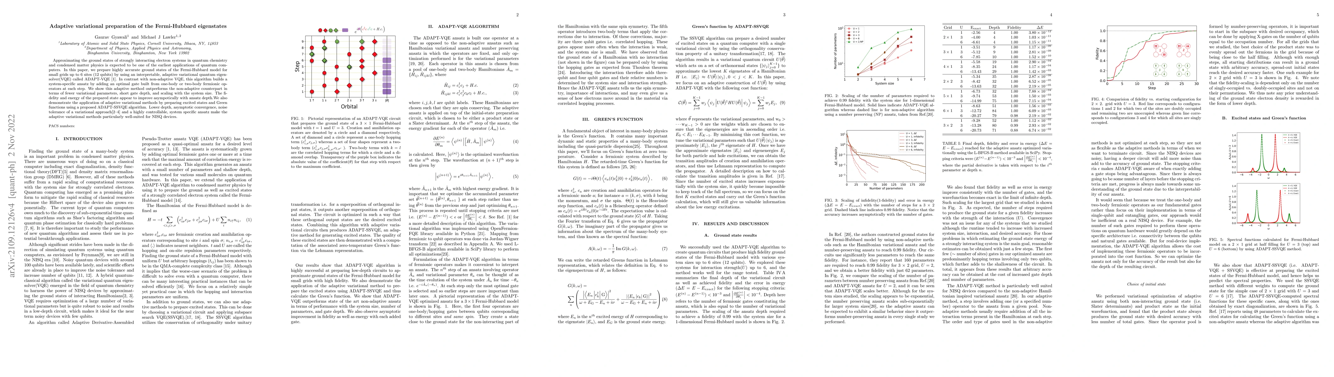 Thumbnail for Adaptive variational preparation of the Fermi-Hubbard eigenstates