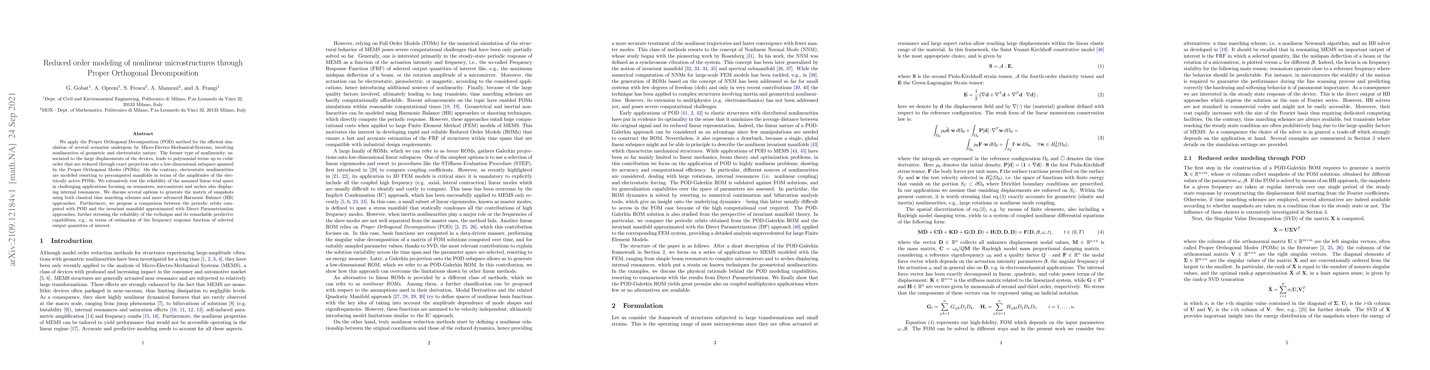 Thumbnail for Reduced order modeling of nonlinear microstructures through Proper
  Orthogonal Decomposition