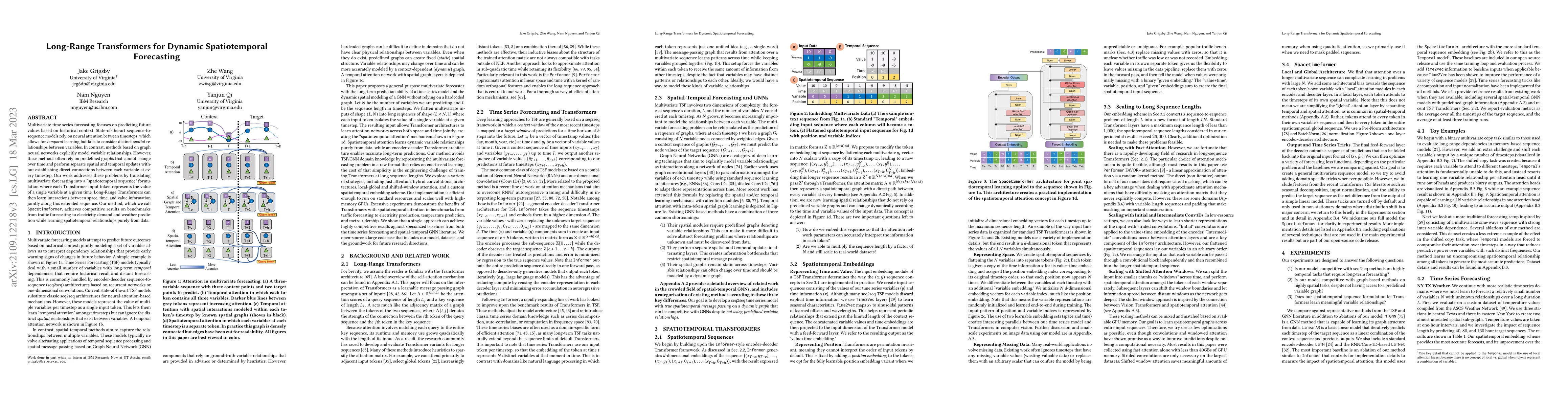 Thumbnail for Long-Range Transformers for Dynamic Spatiotemporal Forecasting