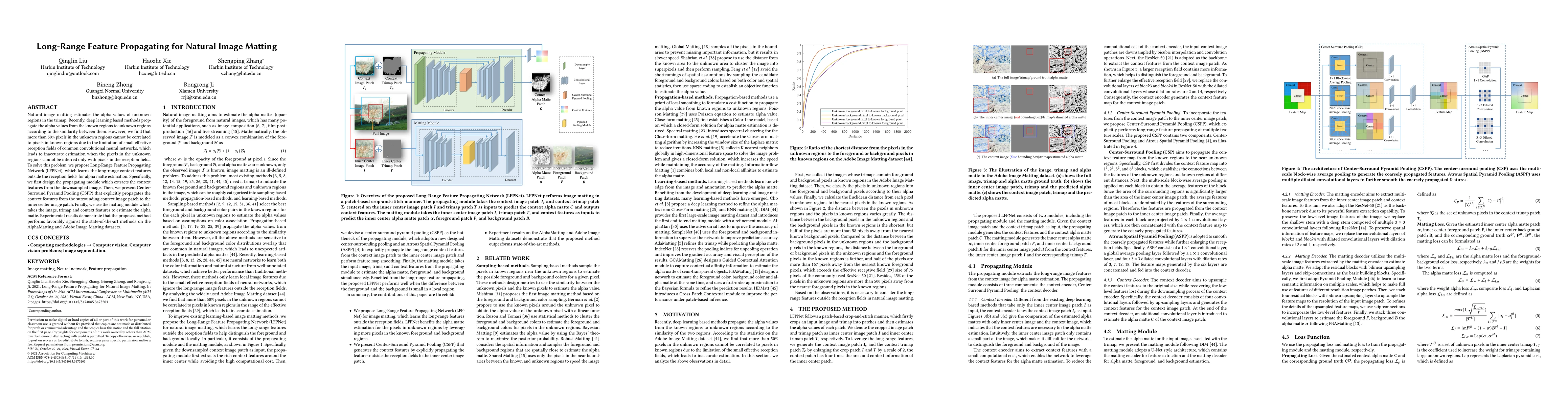 Thumbnail for Long-Range Feature Propagating for Natural Image Matting