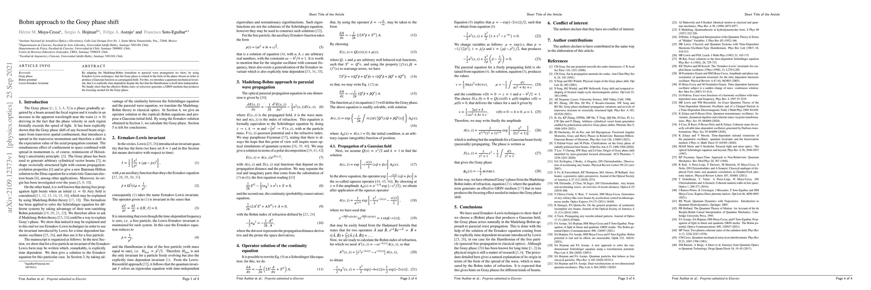 Thumbnail for Bohm approach to the Gouy phase shift