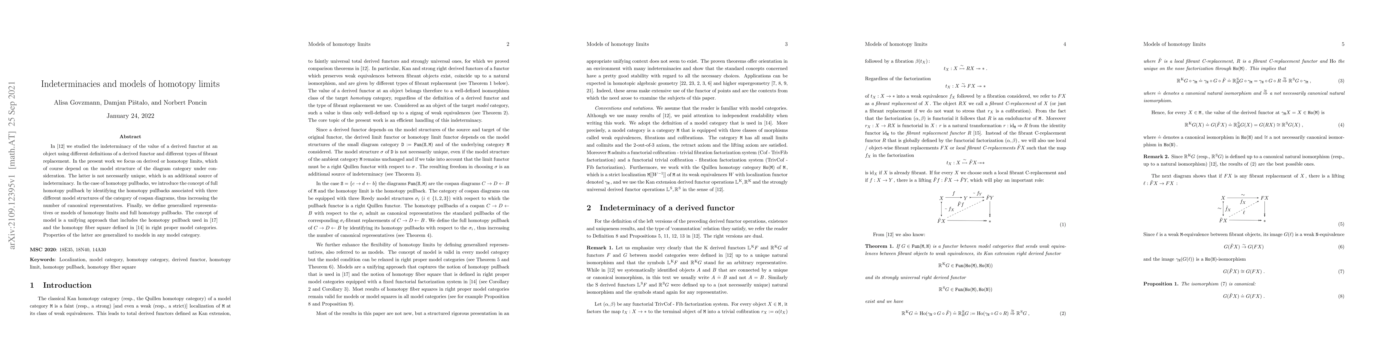 Thumbnail for Indeterminacies and models of homotopy limits