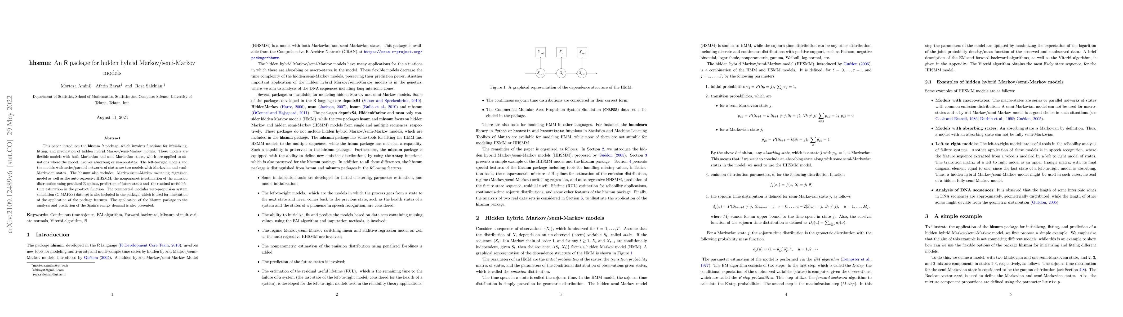 Thumbnail for Hhsmm: An R package for hidden hybrid Markov/semi-Markov models
