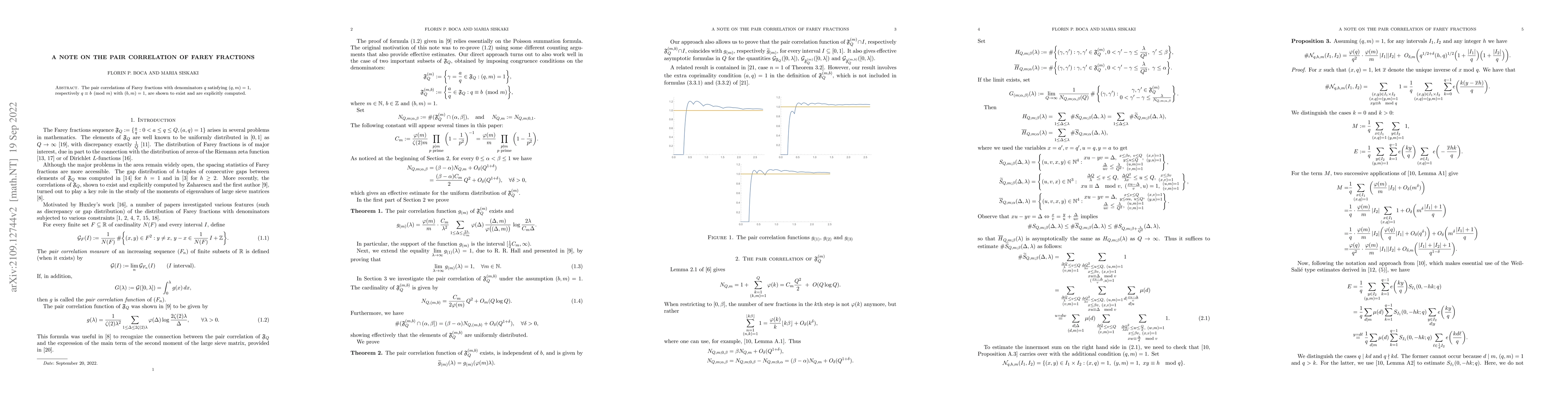 Thumbnail for A note on the pair correlation of Farey fractions