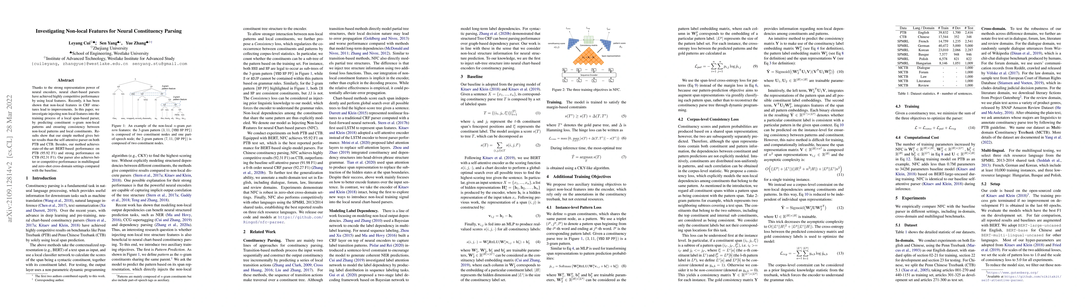 Thumbnail for Investigating Non-local Features for Neural Constituency Parsing