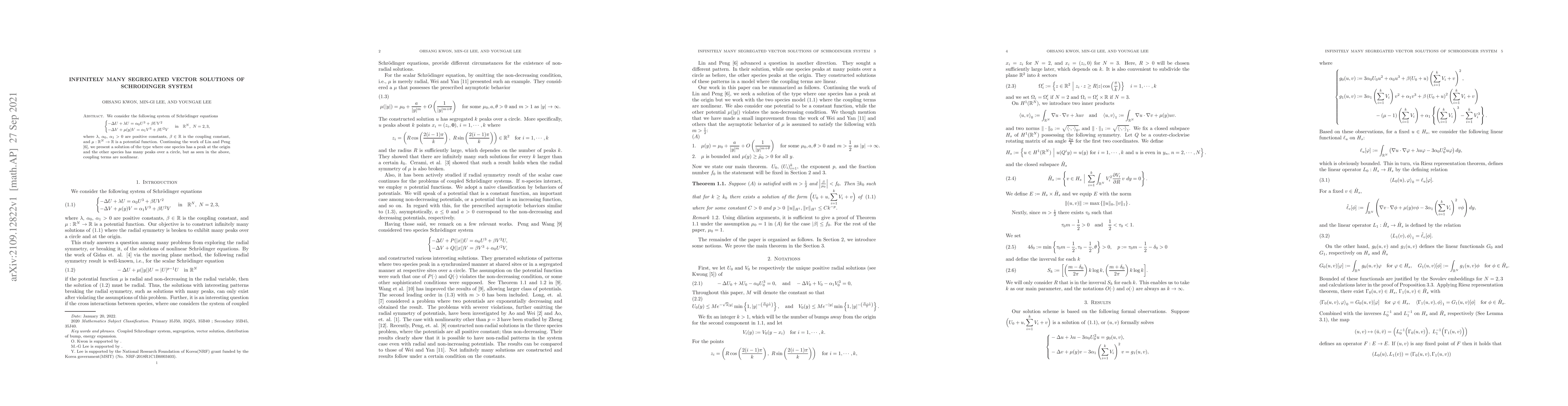 Thumbnail for Infinitely many segregated vector solutions of Schrodinger system