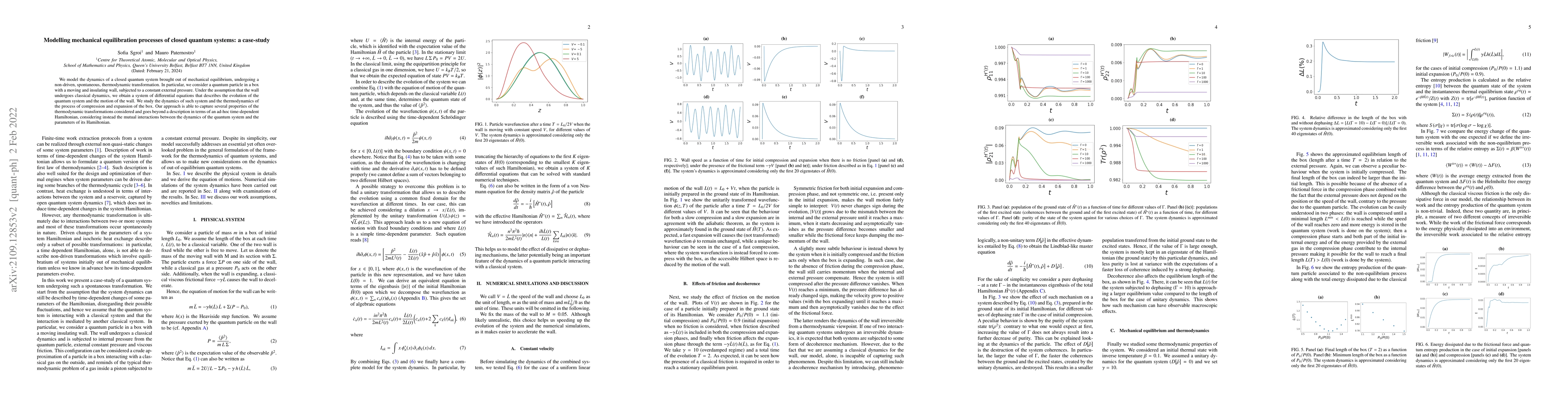 Thumbnail for Modelling mechanical equilibration processes of closed quantum systems:
  a case-study