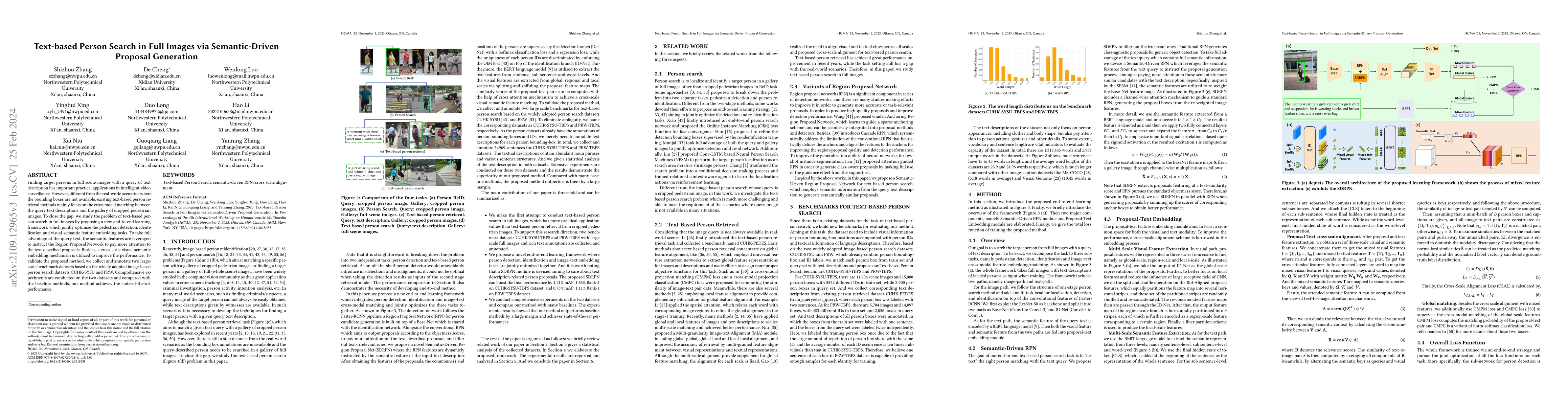 Thumbnail for Text-based Person Search in Full Images via Semantic-Driven Proposal
  Generation