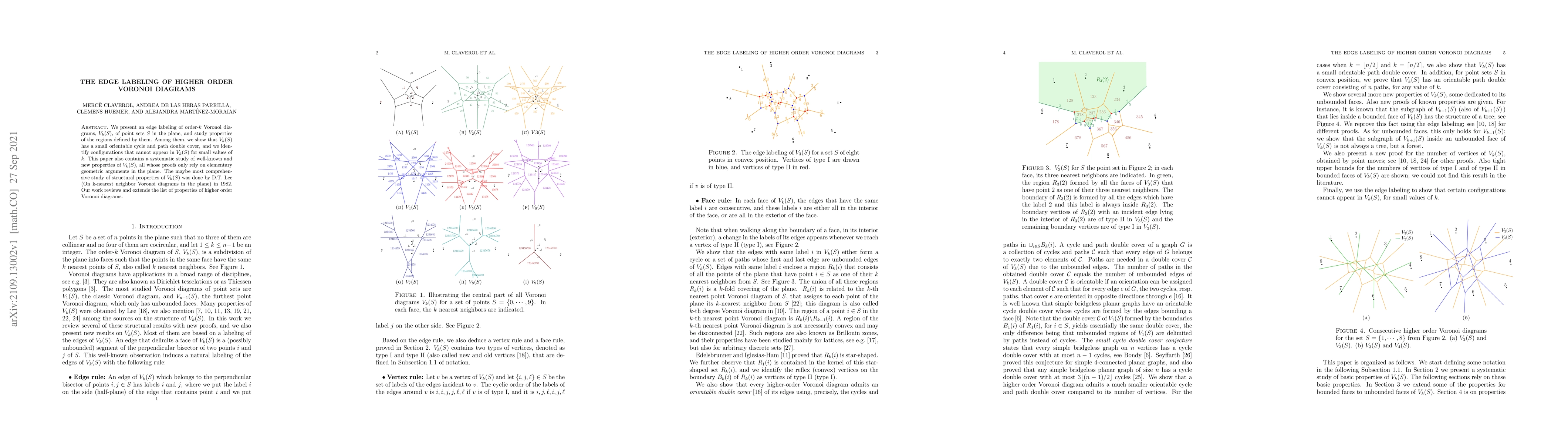 Thumbnail for The edge labeling of higher order Voronoi diagrams