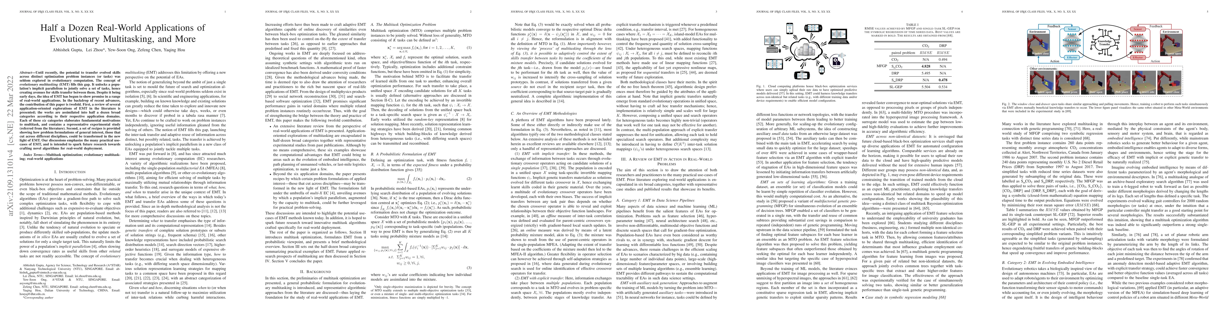 Thumbnail for Half a Dozen Real-World Applications of Evolutionary Multitasking, and
  More
